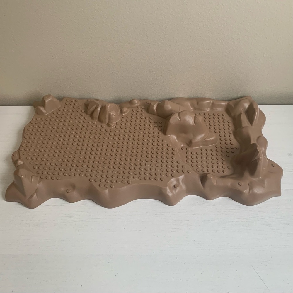 Vintage 1993 Mega Bloks Ritvik Dinobloks Baseplate Part #500 Terrain Landscape